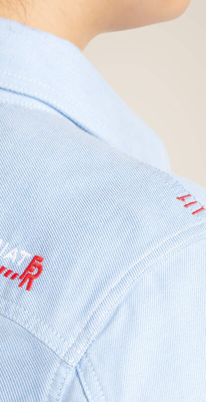 FR Solid DuraStretch Snap Work Shirt 01 Plus